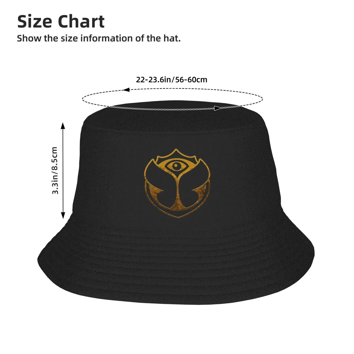 Teen Bucket Hats Tomorrowlands Festival Music Summer Beach Headwear
