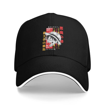Punk Anime One Piece Baseball Cap