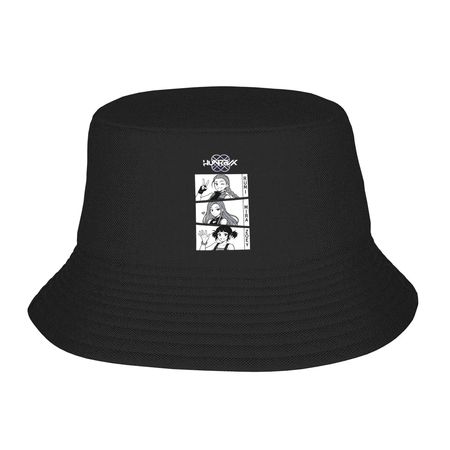 Men Women Huntrix  Animation Band  Bucket Hat Foldable Fisherman Hats