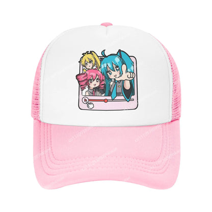 Triple Baka Kasane Teto Akita Neru VOCALOID Playlist Song Baseball Caps