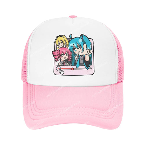 Triple Baka Kasane Teto Akita Neru VOCALOID Playlist Song Baseball Caps