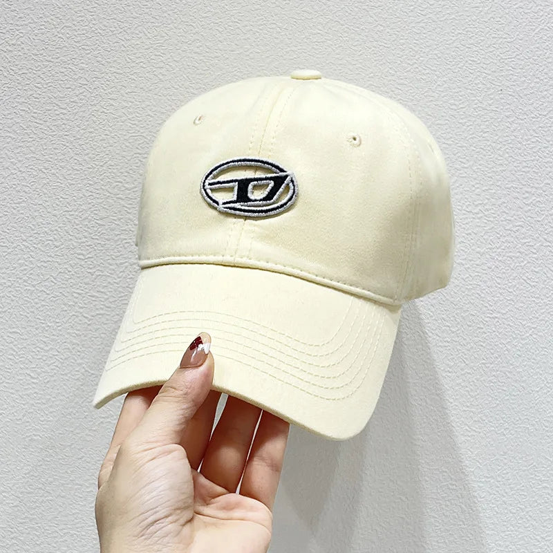 New Cute Cat Embroidery Soft Top Baseball Cap