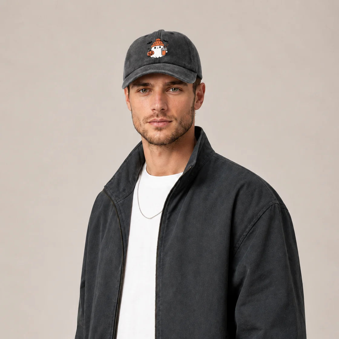 Cowboy Snowman Graphic Baseball Cap
