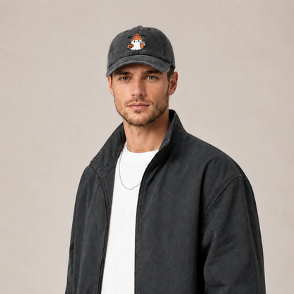 Cowboy Snowman Graphic Baseball Cap