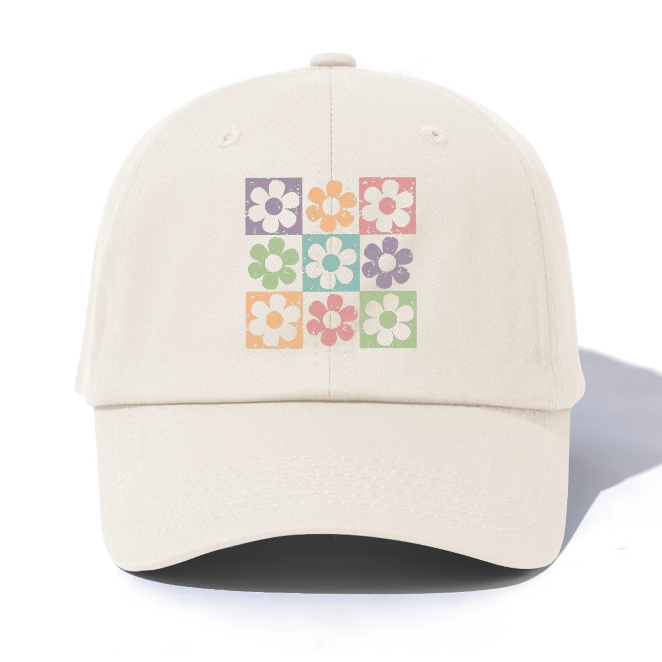 FLOWERS Print Baseball Cap For Adults