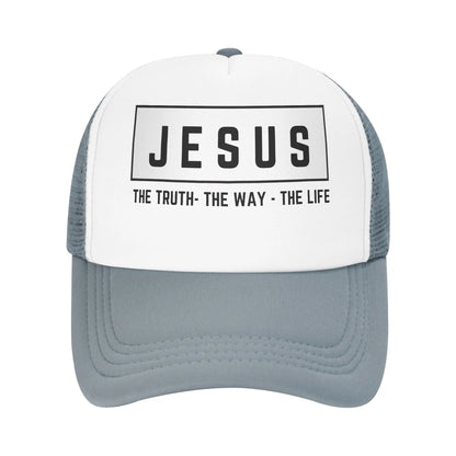 JESUS the Way Mesh Baseball Caps