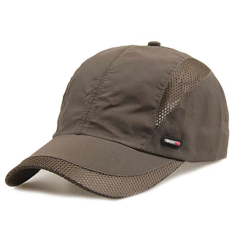 Summer Brand For Men Sports Running Sweat Baseball Cap
