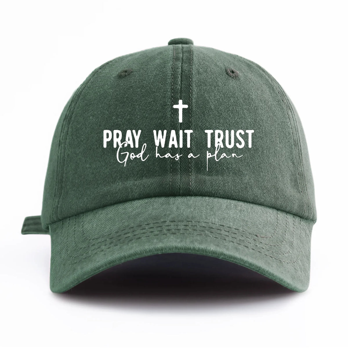Pray Wait Trust Baseball Cap