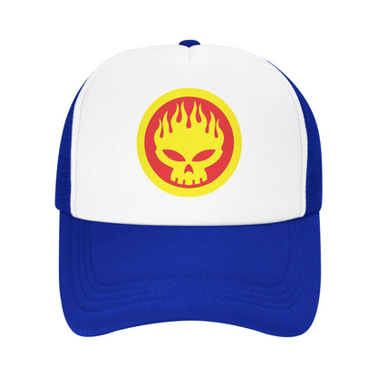 Adult Manic Skull The Offspring Baseball Hat Fitted Mesh Baseball Cap