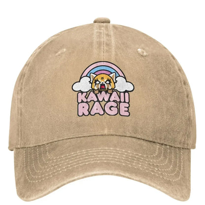 Kawaii Rage Washed Baseball Cap