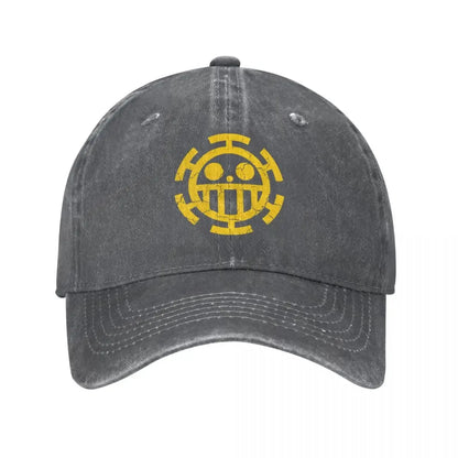 Skull One-Piece Anime Summer Autumn Cap Hats Dad Baseball Cap
