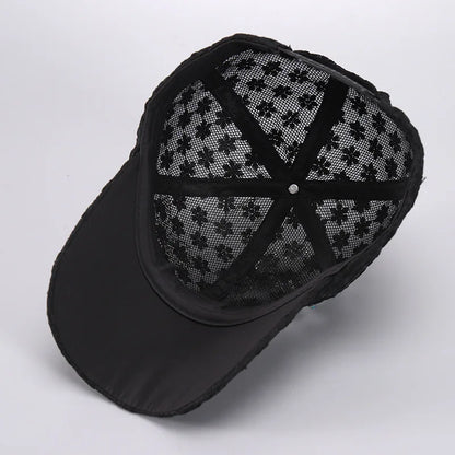 Summer Lace Flowers Baseball Caps