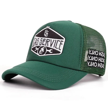 Four Seasons Mesh Baseball Cap Women Men Fashion Casual Breathable Letter Icon Unisex HipHop