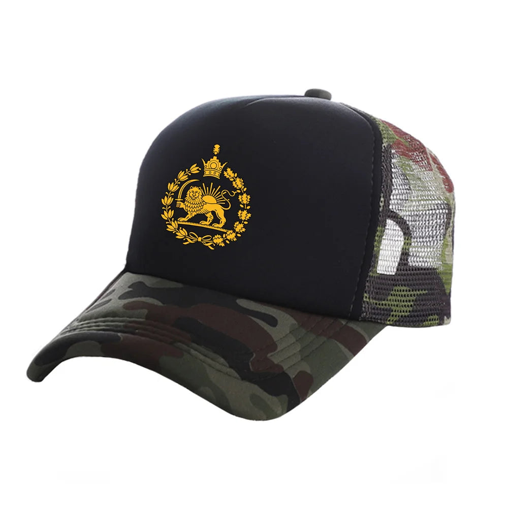 Iran Naval Baseball Caps Men Iran Naval Flag 1933-1980 Hat Baseball Cap