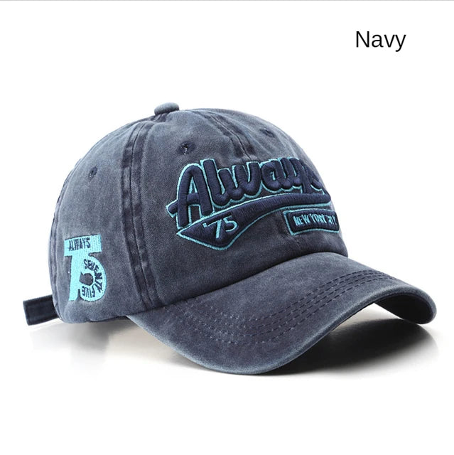 NEW YORK Washed Cotton Cap For Men Women Gorras Baseball Caps