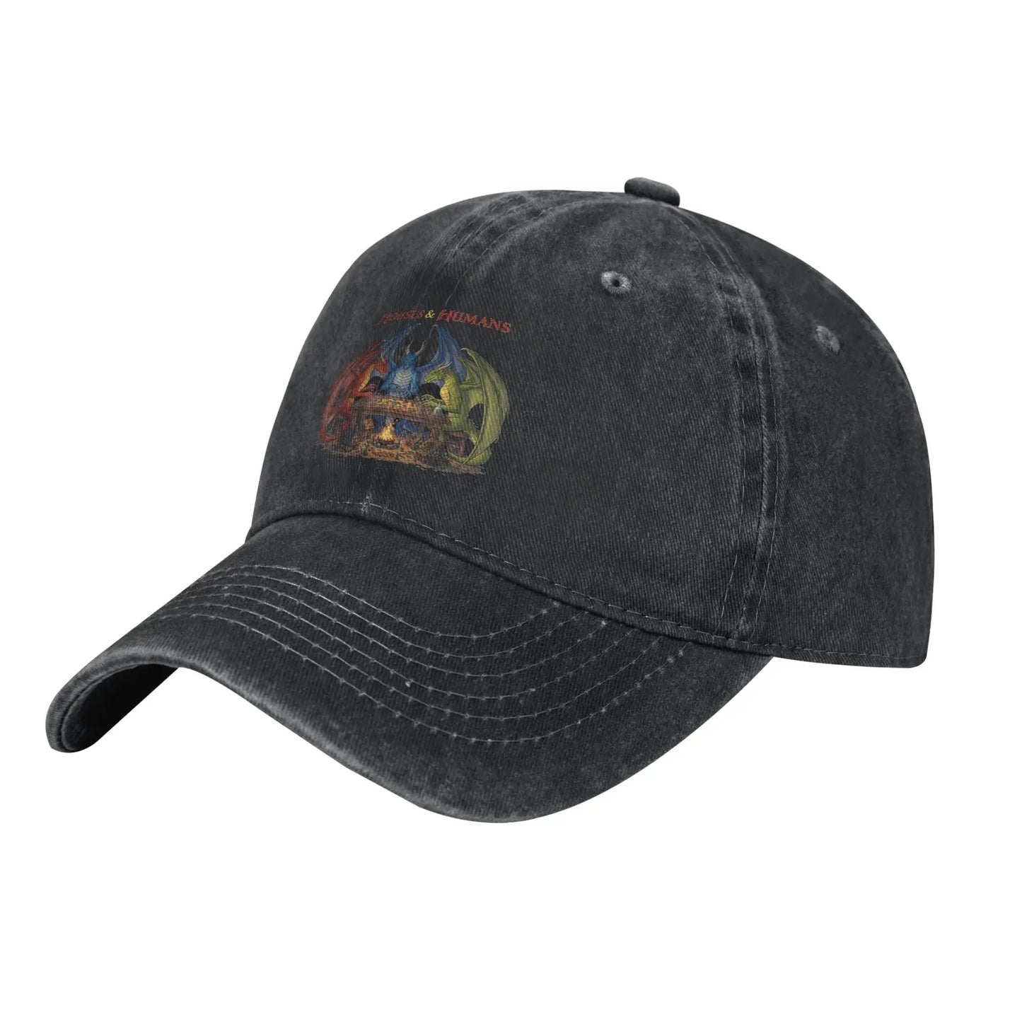 Houses and Humans Funny Sun Baseball Cap