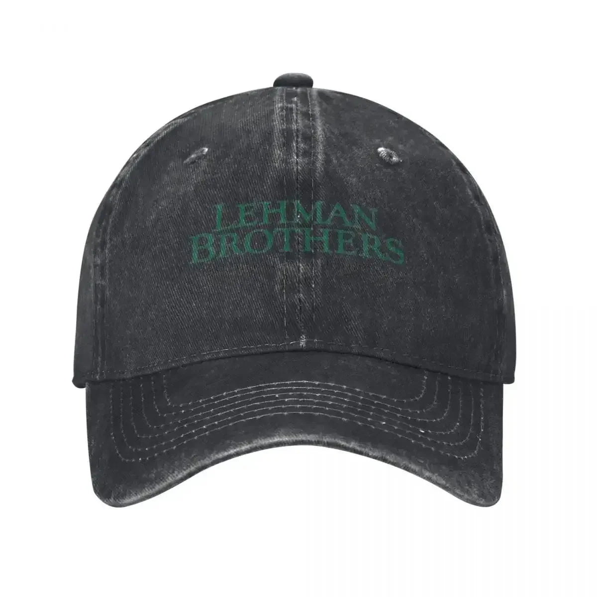Retro Lehman Brothers Risk Management Department 2008 Baseball Hat Unisex Distressed