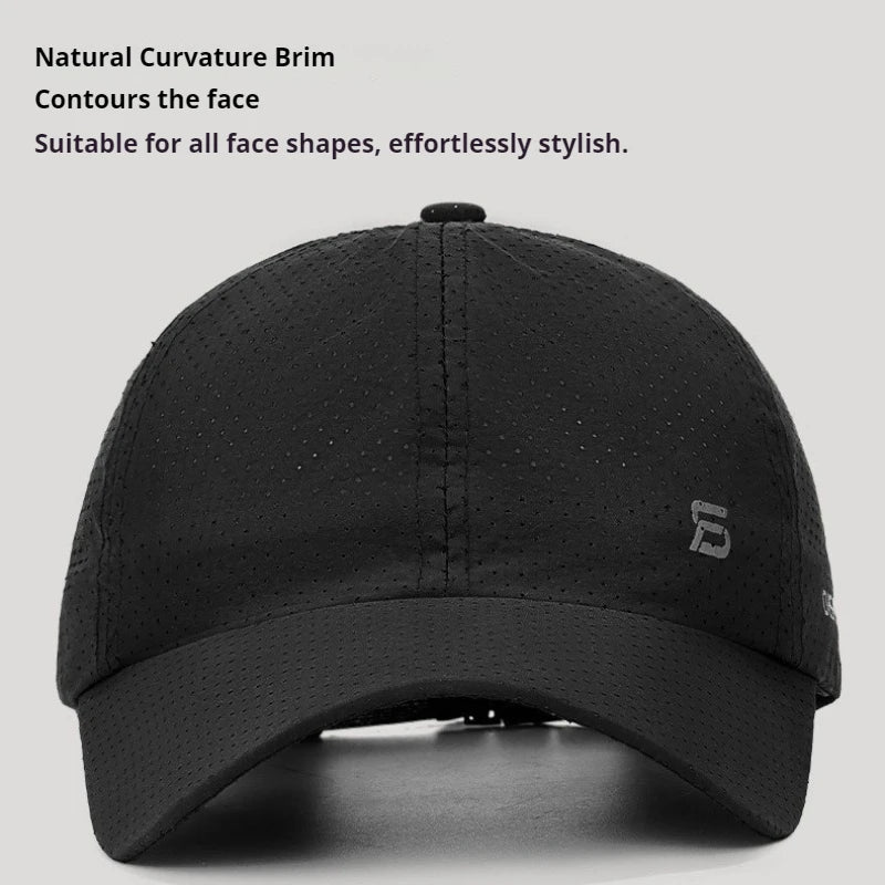 Original Design Running Cap Thin Quick Drying Breathable Duck Tongue Baseball Cap