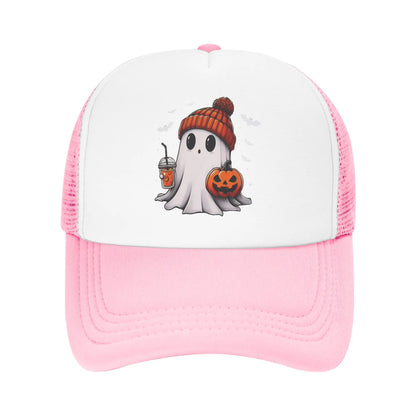 Halloween Cute Ghost Pumpkin Baseball Cap