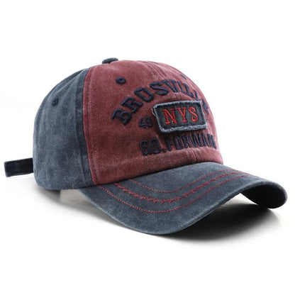 NEW YORK Washed Cotton Cap For Men Women Gorras Baseball Caps