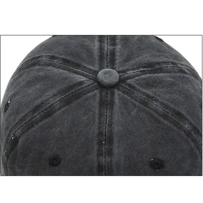 Solid Color Drawstring Baseball Cap