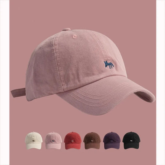New Cute Little Fox Embroidered Baseball Cap