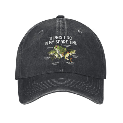 Things I Do in My Spare Time Chicken Lover Baseball Cap