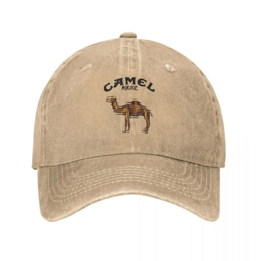 Camel Accessories Men Women Baseball Hat Animal Distressed Washed Caps Hat Vintage