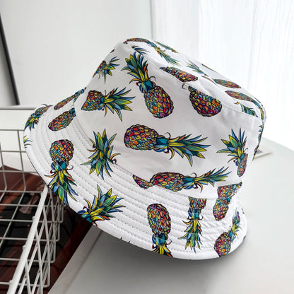 Bucket Hat Vintage Style Bucket Hats Fisherman Hats Cartoon Printing Panama Cap