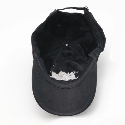 Embroidery Gothic Street Punk Frauen Baseball Cap