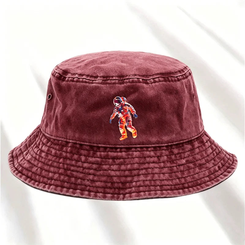 Vintage Minimalist Washed Bucket Hat