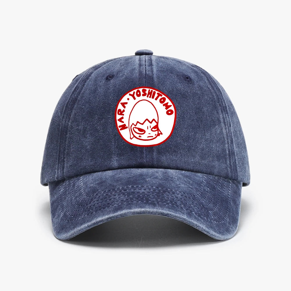 Nara Yoshitomo Print Baseball Cap