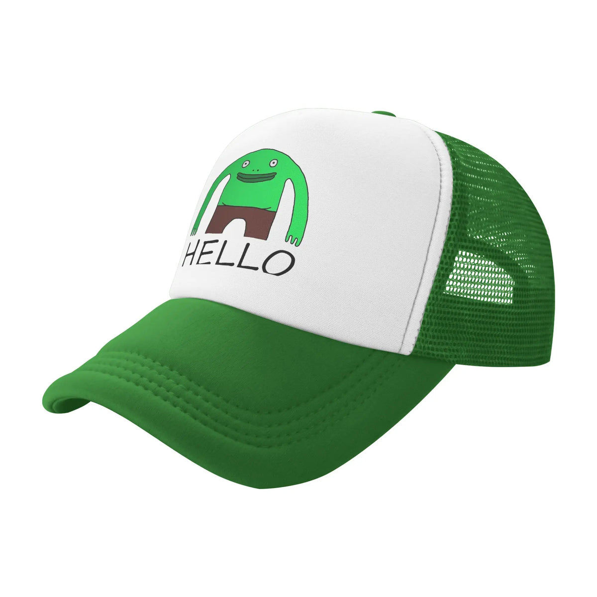 Smiling Friends Mr Frog Baseball Caps