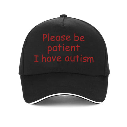 Please Be Patient I Have Autism Cap Baseball Cap