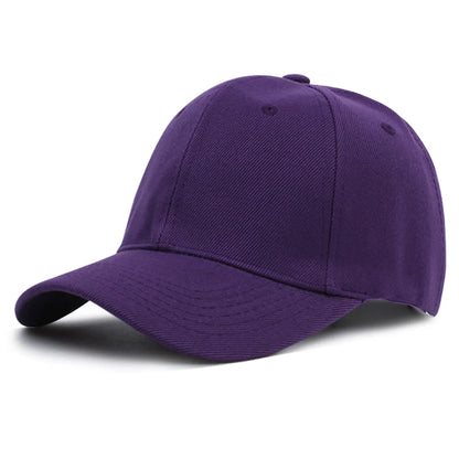 Solid Hat Smooth-Plate Sun Visor Cap Unisex Baseball Caps