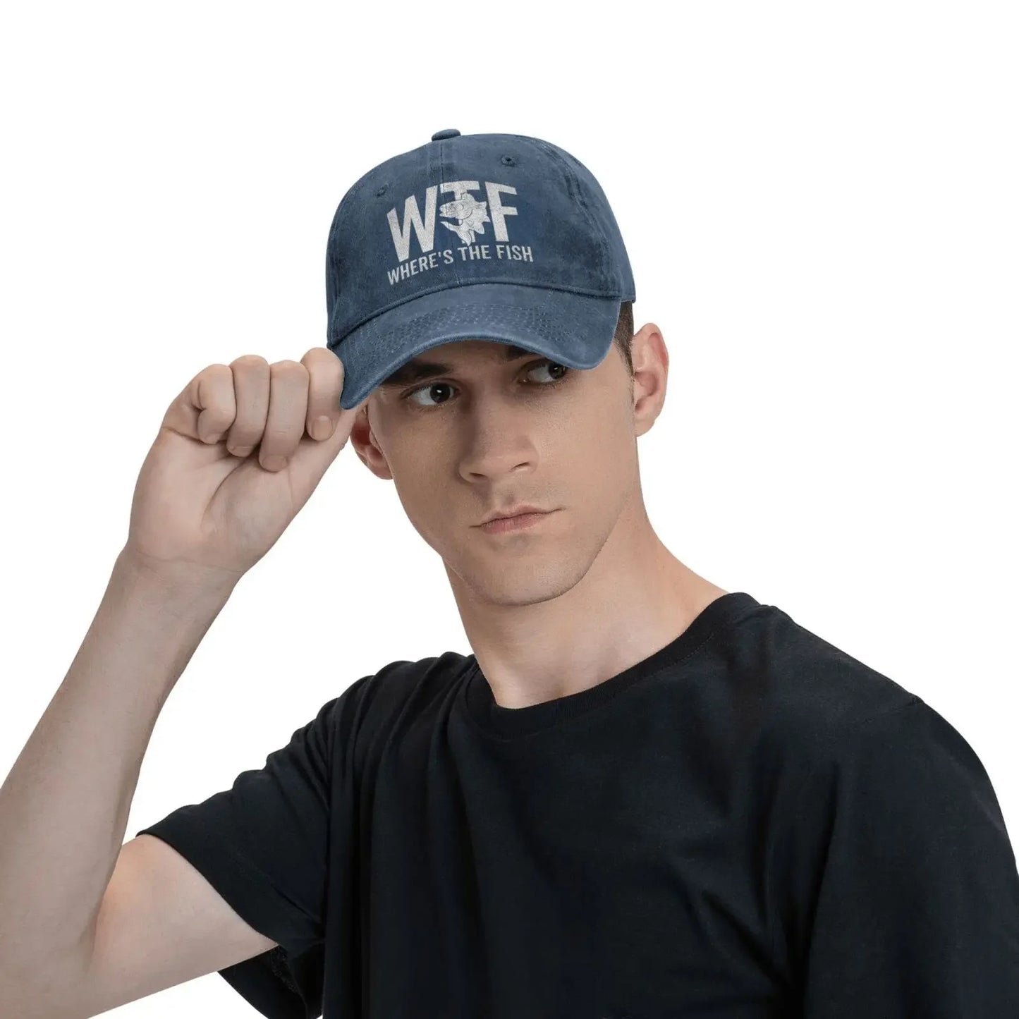 WTF Where's The Fish Hat Women Baseball Hat