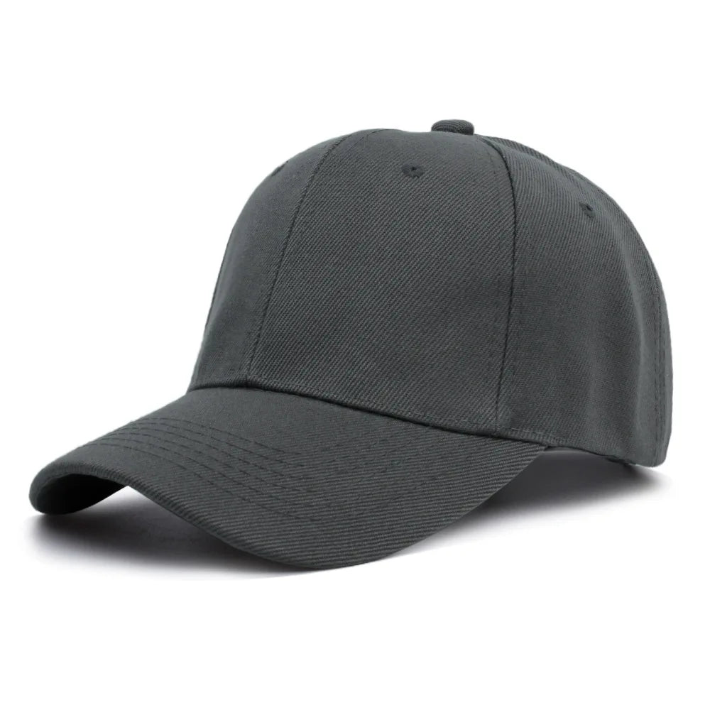 Solid Hat Smooth-Plate Sun Visor Cap Unisex Baseball Caps