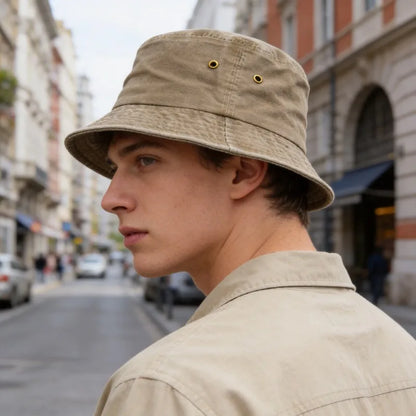 Vintage Washed Style Fisherman Hat Bucket Hats