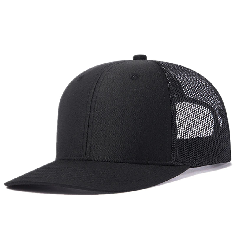 Hot Sale Unisex Cap Slight Curved Brim Style Trucker Hat  Men & Women