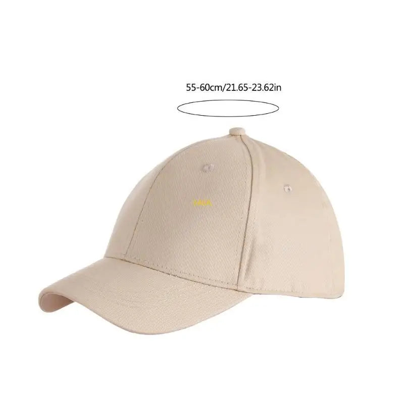 Women Adjustable Ponytail Hat With Closure Soft Breathable Baseball Hat