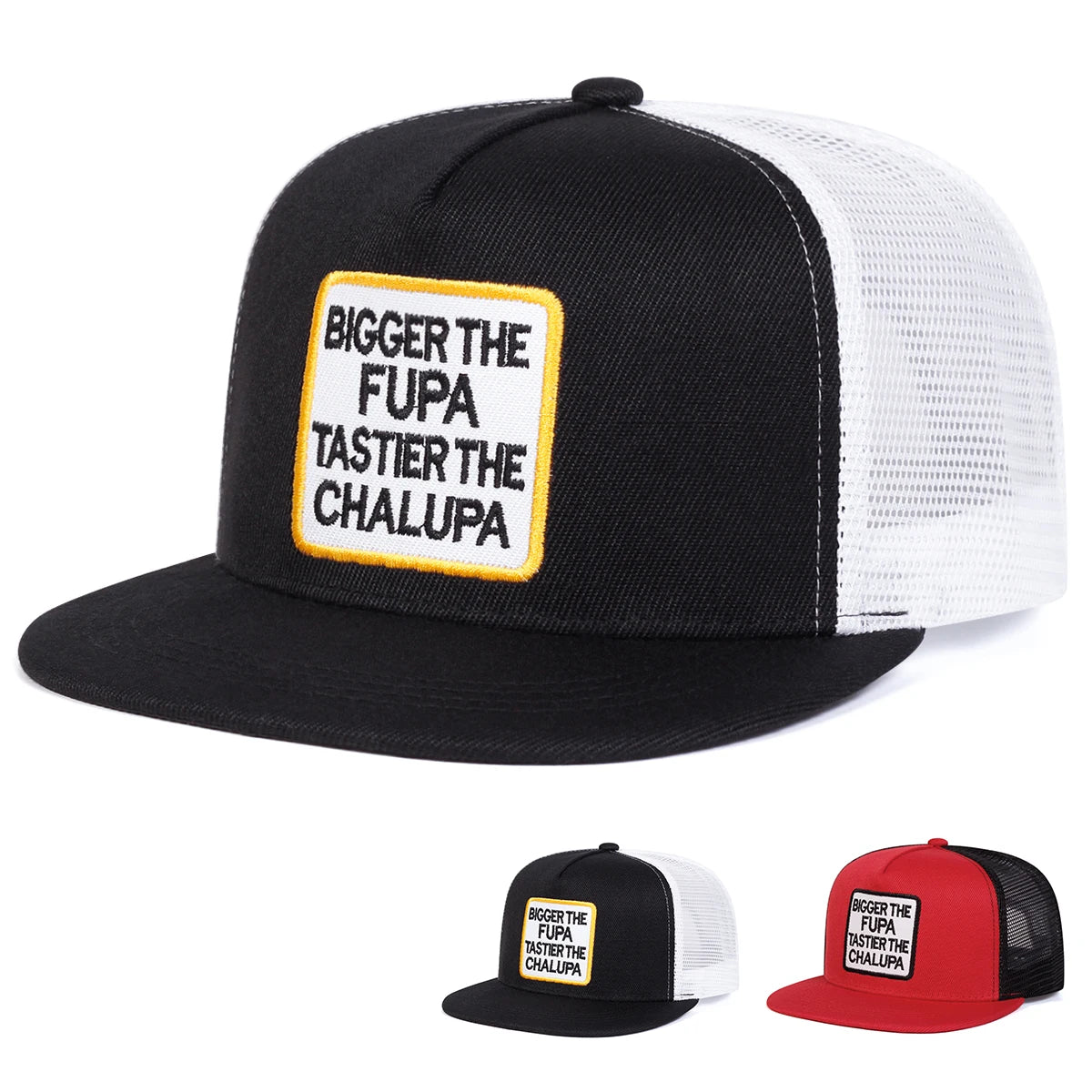 Unisex Chalupa Letter Embroidery Hip hop Net Hats