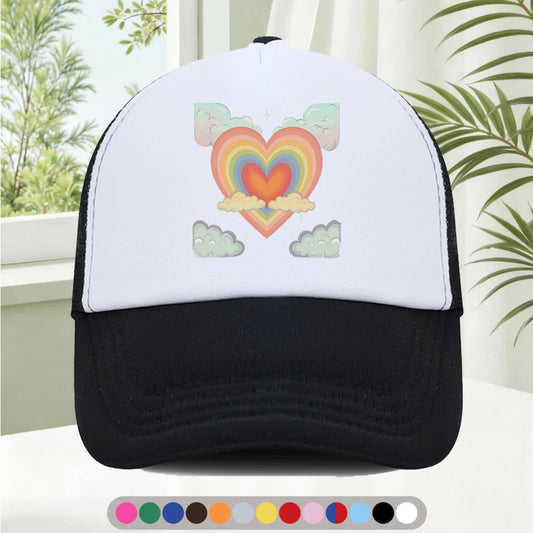 Fashionable Versatile Sponge Mesh Cap Baseball Hat