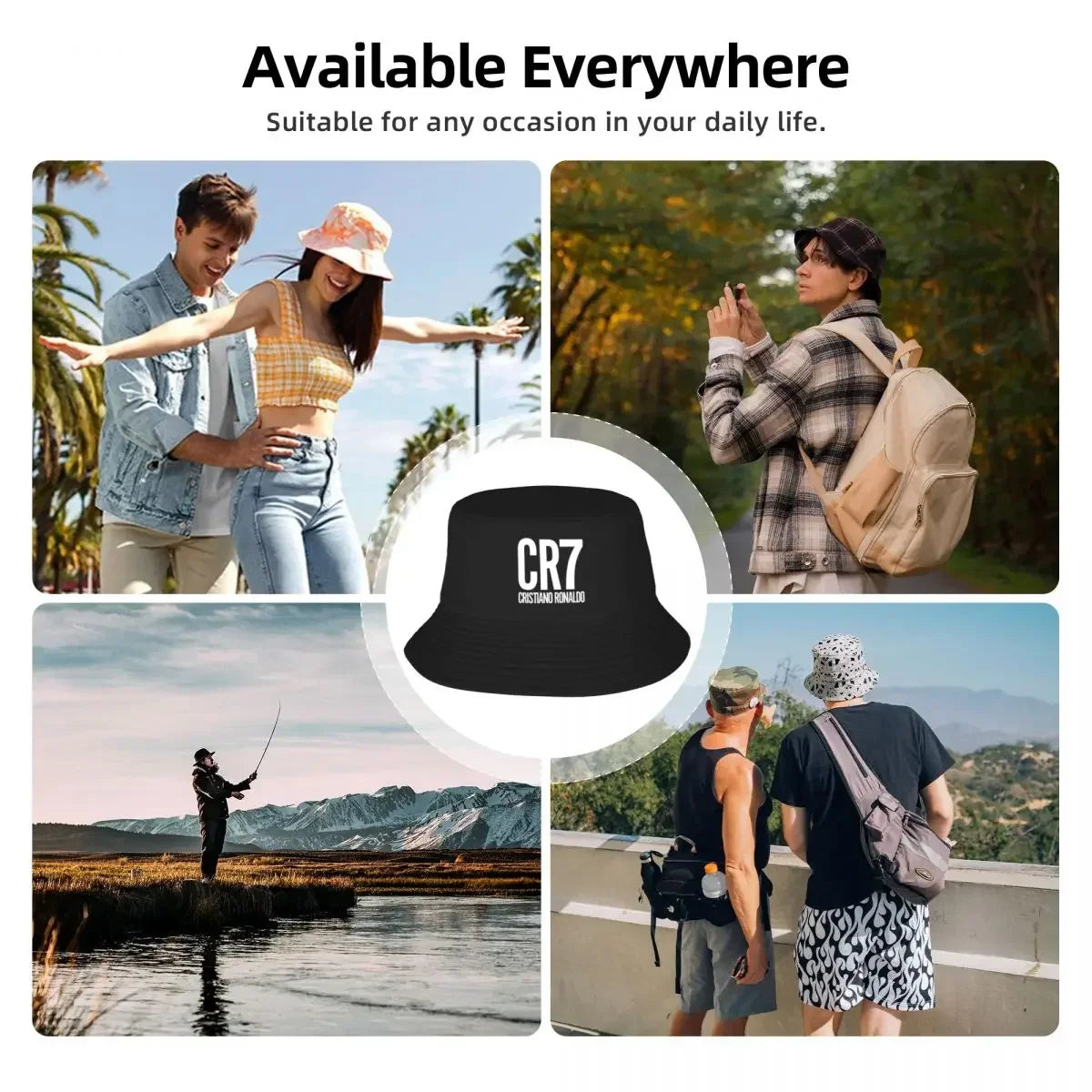 Cristiano Ronnaaldo Cr7 Bucket Hats