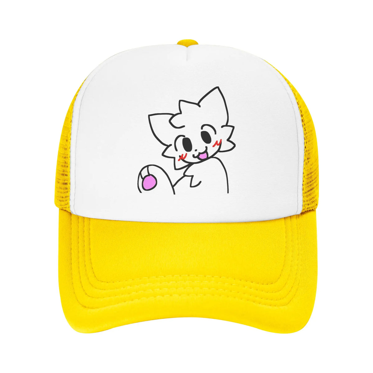 Boykisser Happy Paw Adjustable Mesh Baseball Hat
