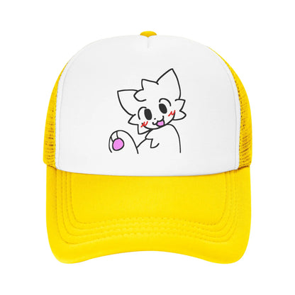 Boykisser Happy Paw Adjustable Mesh Baseball Hat