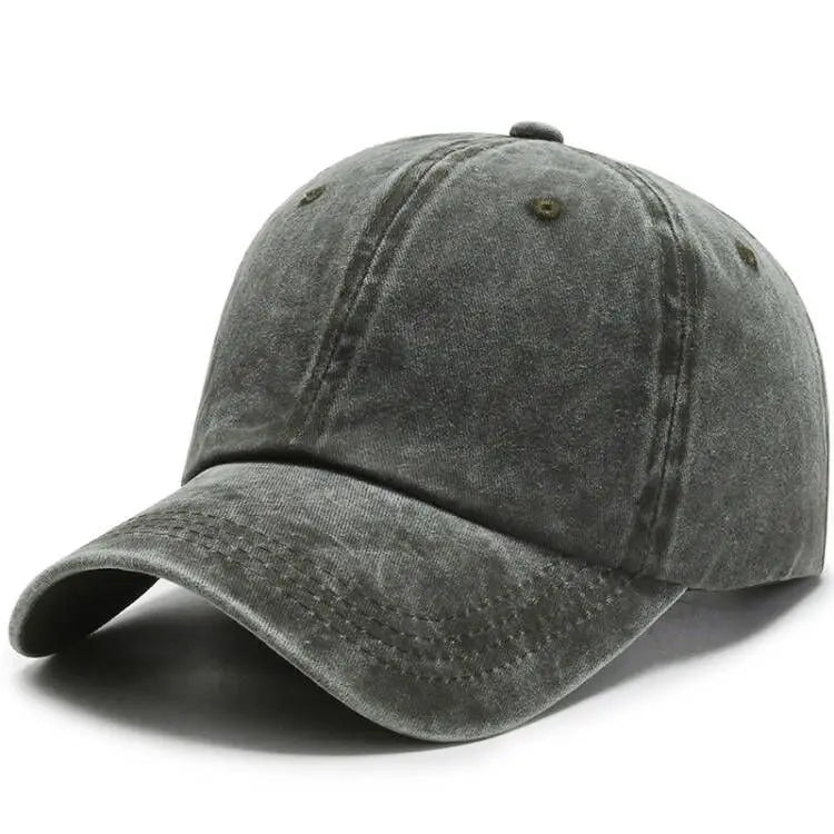 Washed Denim Baseball Cap