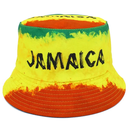 JAMAICA Flag Print Bucket Hat