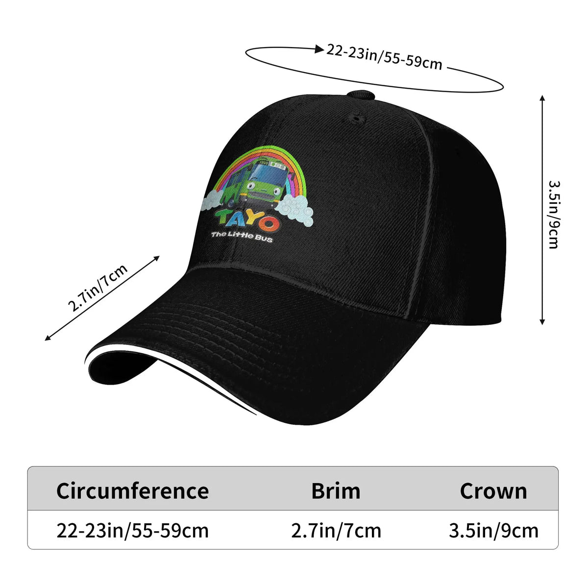 Rogi Tayos Little Bus Baseball Caps