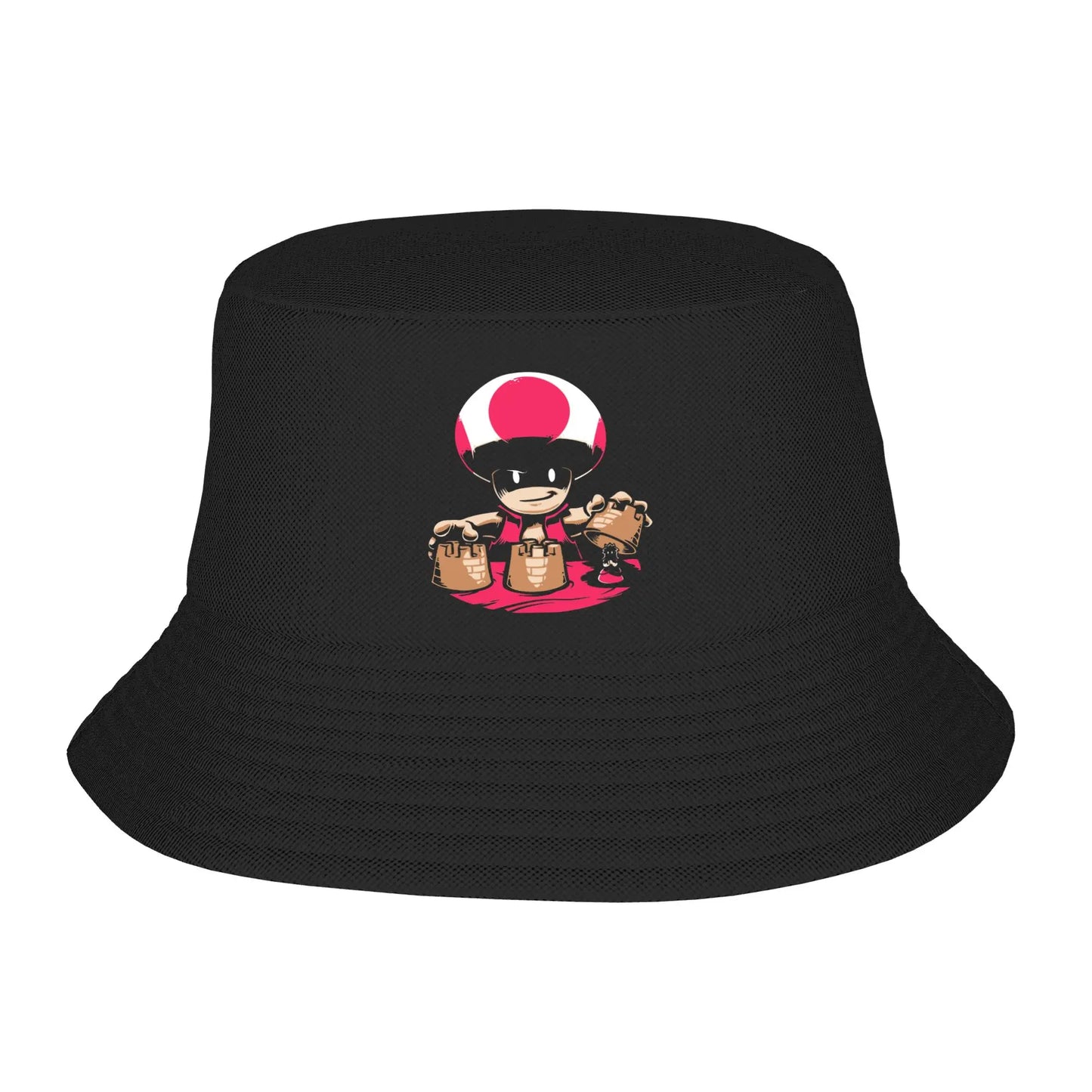 Street Super Marios Splattery Bucket Hat Unisex Packable Outdoor