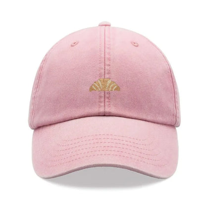 Croissant Printing Retro Baseball Caps